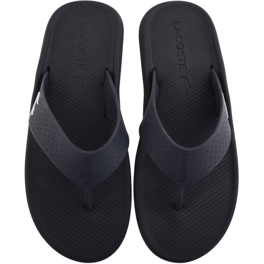 Alternative Image for ProductLacoste Croco Flip Flops Navy1